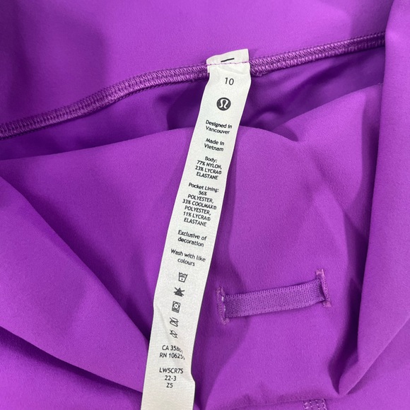 NWT LuLulemon Wunder Train High Rise Tight 25" Leggings Women's 10, 12 MONL - Picture 7 of 13